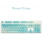 Stock Clearance 104 PBT Gradient Dip-dye Keycaps OEM Profile Laser Carving Legends for Mechanical Gaming Keyboard